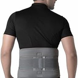 Vissco Eco Frame Back Support for Lumbar fracture, Lumbar Disc herniation, Spondylolisthesis, Spinal Cord injury, Post Spinal Surgery - Large (Grey)-12