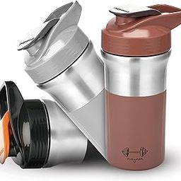 Nayasa Alloy Cross Fit Stainless Steel Gym Shaker Bottle | 900ml | Leakproof & Durable | Pre & Post Workout Sipper Bottle | BPA-Free Sports Shaker for Protein, Smoothies | Gym & Fitness Bottle | Pink-image-9