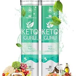 Healthy Nutrition Keto Guru Watersoluble 20 Effervescent Tablets Weight Reduction For Men & women Pack of 2 (40 Tablets)-13