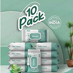 Mamma Hug Premium Baby Wet Wipes, Made in India, with Aloe Vera and Vitamin E-image-36