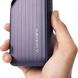 Ambrane 20000mAh Compact Powerbank, 22.5W Fast Charging, USB & Type C Output, Power Delivery, (Mini & Pocket Friendly), Compatible with iPhone, Android, Other Devices, LED Indicator (Line 20, Purple)-12