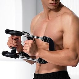 ATORSE Arm Exerciser Strengthener Chest Expander for Shoulder Forearm Thigh 50kg-image-46