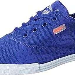 Women's Mazarin Blue, Royal Blue, Quarry and Red Blast Sneakers - 10 UK-48
