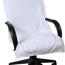 Shree Shyam 100% A New Towels for Office Chair | Boss Chair Cover Towel | 70X140 cms | 550GSM (Color-White Chair towela) (Pack of 1)-image-51