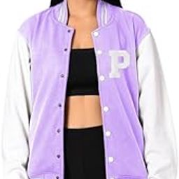 Lilac Lettermen Varsity For women with unstiched letter patch-image-8