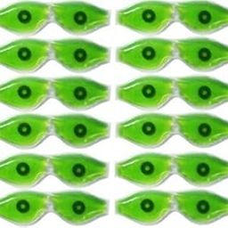 TOP SELECT Aloe Vera Cool Gel Plastic Eye Mask Summer Ice Cooling Sleeping Mask For Eye Patches Gel Eye Mask for Relaxation, Cooling Relief (Pack of 12)-image-8