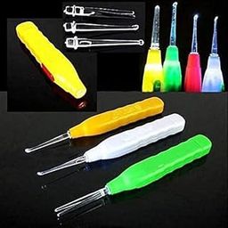 BUNDLEPRO Cleaning Ear Care,Kid Baby Safe Led Flashlight Earpick Luminous Visible Ear Spoon (Set of 2)-image-94