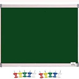 Sharry Designs Notice or Bulletin Pin-up Board Green Nova 2' x 1.5' Foot (10 Board Pins)-21