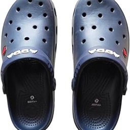 UNIGLOBE Men's Clogs Extra Comfort Pull On Clogs (Navy, Numeric_9),9 UK(FIGHTER 1)-picture-6