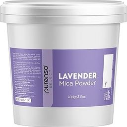 Purenso Select - Lavender Mica Powder, 100g I For Soap Making, Candle, Lip Gloss, Nails, Bath Bombs, Art Crafts, Resin-image-45