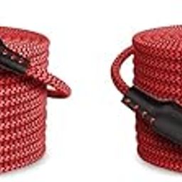 Verilux® 10FT USB to Type C Cable 62W Fast Charging Nylon Braided Data Sync Support 480Mbps Compatible with iPhone 15 Pro Max Galaxy S24 S23 MacBook Tablet 2PCS-image-53