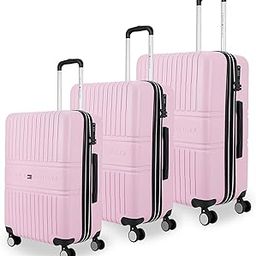 Stanford Hard Luggage Set - Pink | Unisex 3-Piece Set (Cabin + Mid + Cargo)-14