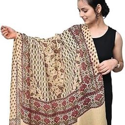 Border Printed Wollen Warm Stole Winter Shawal For Women And Girls Pack of 1-image-8