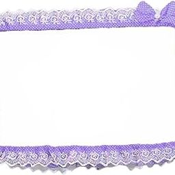 CALANDIS™ Computer Screen Frame Border Cover Lace Fabric Protective Case with Bowknot 23 to 26 inch Violet | Monitors | Monitors Projectors & Accs-23