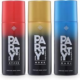 Riya Mauj, Monk & Hype Perfume Body Spray | Long-Lasting Fragrance | Skin-Friendly & Safe on Fabric - Pack of 3 (150ml Each)-image-23