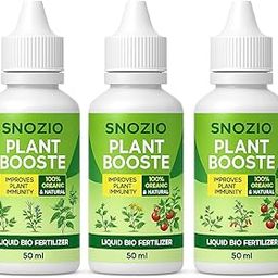 SNOZIO Organic Plant Boost Liquid Biofertilizer (3 x 50ml) ||100% Organic |Plant Booster for Speed Growth | Booster - Promotes Healthy Roots & Speed Growth of All Home Garden Plants-image-44