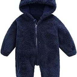 Soft Fleece Baby Romper with Hood For NewBorn Baby Clothes Spring Babies Romper Climbing Jumpsuit With Zipper-image-15