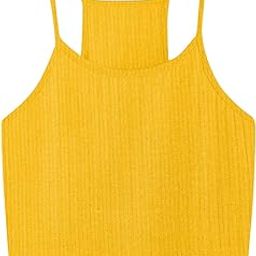 Women's Summer Basic Sexy Strappy Sleeveles Racerback Camisole Crop Top-image-10