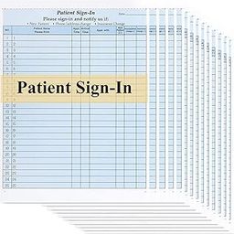 NCR Carbonless 3-Part Patient Sign with Peel Off Adhesive Labels, HIPAA Approved and Privacy Compliant in All Medical Offices (Blue)-22