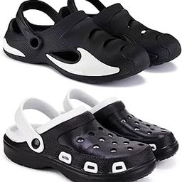 Combo Pack of 2 Slipper/Flip Flops/Slides/Clogs/Sandals for Men (Clog-700 Vs Shell)-image-28
