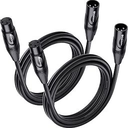 Cable Matters 2-Pack Male to Female XLR Microphone Cable 6 Feet-picture-25