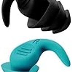 2x Noise Reduction Ear Plugs Silicone for Sleep Snoring Swimming Black Blue|Health & Beauty | Health Care | Sleeping Aids | Other Sleeping Aids-image-59
