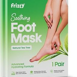 Frizty Foot Mask Peeling Feet Mask, Foot Peel Off Mask, Peeling and Exfoliating Foot Mask, Remove Dry Skin & Callus, Peeling Mask for Baby Soft Feet, Hydrates Dry Feet (Tea Tree, Set of 2)-image-14