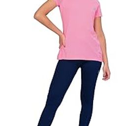Women's Solid Half Sleeve Crew Neck Technocool T-Shirt for Gym, Sports and Regular Use-image-7