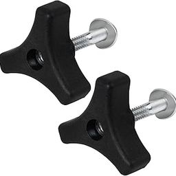 DemJamr 2 Sets Lawn Mower Handle Knobs Nut Bolt, Triangular Handle Fastening Screw Set Fit for Honda Lawn Mower and Other Most Lawn Machine-picture-25