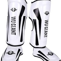CALANDIS™ Shin Guards Adjustable Anti Slip Protective Leg for Taekwondo Shinguards MMA M White | Shin Guards | Protective Gear | Boxing, Martial Arts & MMA-image-9