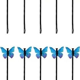 Yellow Chimes Hair Pins for Women Girls Hair Accessories for Women Hair Pin 10 Pcs Purple Butterfly Bobby Pins for Hair Pins for Girls Bobby Pins fro women Gift for Women and Girls-49
