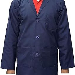Lab Coat Half and Full Sleeves (Button), Unisex-12