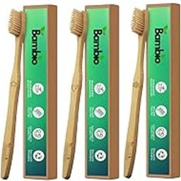 BAMBIO Bamboo Toothbrush | Eco-Friendly Wooden Handle | Biodegradable, BPA-Free Bristles | Natural Compostable Oral Care for Adults | Sustainable & Stylish Toothbrush, PACK OF 5-image-63