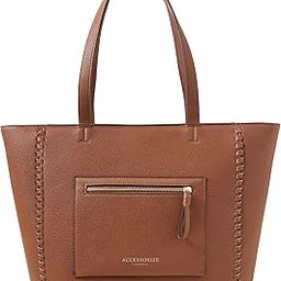 London Women's Front Pocket Tote Bag| Tote bags for women office use |Spacious Work bag for ladies |Fits 13 inch laptop-image-54
