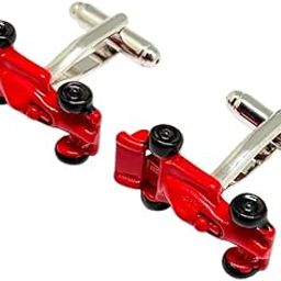 Red Sports Car Cufflinks for Men-33