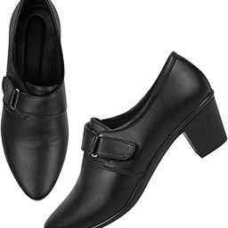 Latest Collection Bellies Comfortable Stylish Solid Block Heel Slip-On Formal Shoes for Womens & Girls-10