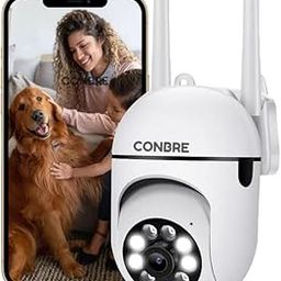 Conbre baseXR 360 Full HD Indoor Wi-fi Wireless PTZ IP CCTV Security Camera Light Vision | Night Vision | V380 Pro App 360 Degree Watch Live Streaming Mini Dome PTZ Camera-21