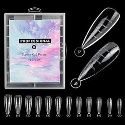 Havilah 2 Boxes Nail Crystal Rapid Light Therapy Extension Nail Model, Model: 120 PCS 08-image-54