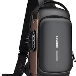 SMALL Size Waterproof Polyester Crossbody Sling Bag, Anti Theft Chest Backpack for Men & Women, College Bag, Shoulder Travel Bagpack for Outdoor Work, Hiking-image-97