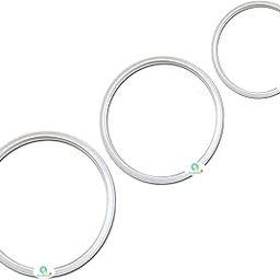 QemiQ Retail® -Jar gaskets for Preethi Mixer Brands. Sales Package Contains 1U Small(8.5cm) Gasket, 1U Medium(11cm) Gasket, 1U Big(12.8cm) Gasket (Material-Silicon)-31