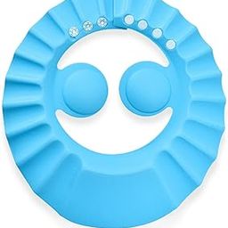 SYGA Baby Shampoo Shower Bathing Protection Bath Soft Cap Soft Adjustable Visor Hat for Toddler, Baby, Kids, Children(Blue)-image-42