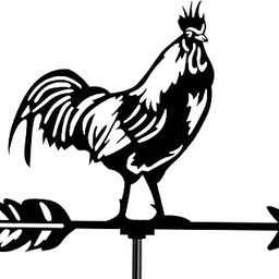 Weathervane Metal Weather Vane for Farmhouse Roof Mount Farm-image-27