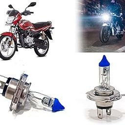 Auto Pearl Halogen H4 Front Headlight Bulb 12V/35W Ultra Bright Compatible with Platina 100 (Pack of 1)-image-18