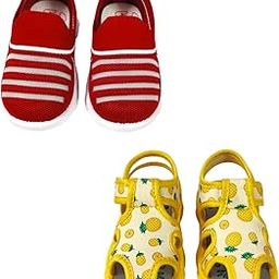 Kids Chu-Chu Sound Musical Sandals and Shoes Combo (2 Pairs) for Baby Boys and Girls-image-66