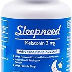Healthvit Sleepneed Melatonin 3mg | Formulated to Promote Peaceful Sleep | Advanced Sleep Support | Stay Asleep Longer, Easy to Take, Faster Absorption - 60 Tablets-58