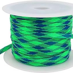 ZHuidjo Car Blue Green Expandable Braided Sleeve Wire Harness Sleeving (SN: b50 f79 46a fe4 4df)-29