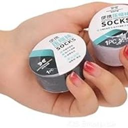 Disposable Compression Travel Socks Pair for Men Women Portable And Breathable Cotton Socks Compressed Socks for Travel Business trip Sports Hotel Camping (3 pcs)-image-31
