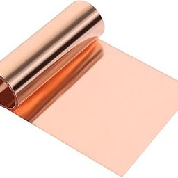 99.99% Pure Copper Foil for Crafts, 0.001''x4''x79''(0.03MM x 0.1M x 2M) Bendable Soft Copper Sheet, Thin Copper Sheet Sealed Package-image-49