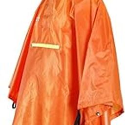™ Waterproof Poncho Bike Cycling Bicycle Reflective Strips Raincoat Orange | Jackets | Cycling Clothing-image-55