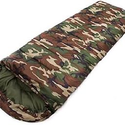 Inditradition Ultralight Camping Sleeping Bag for Adults | Waterproof, All Season Compatible, Military (6.5 Feet)-image-57